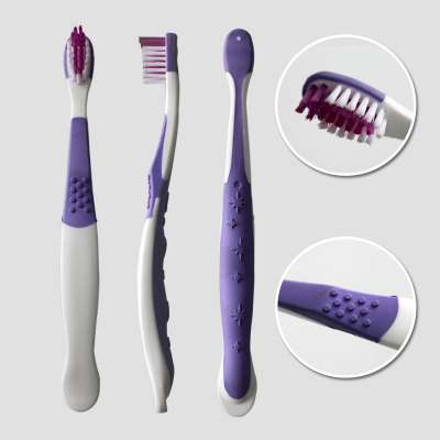 Customized color dental care plastic toothbrush adult