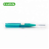 OraTek FDA Approved portable Interdental brush with push button