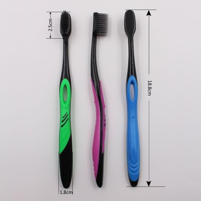 2020 100% biodegradable wholesale natural bamboo charcoal tooth brush -MS1053